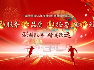 深耕服務(wù) 精誠致遠 | 中威春雨2025年度目標啟動(dòng)暨新春聯(lián)誼會(huì )圓滿(mǎn)落幕